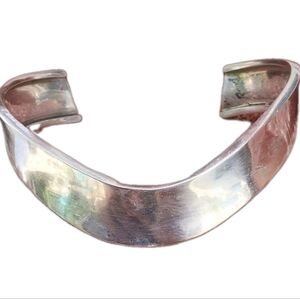 Vintage sterling modernist cuff‎